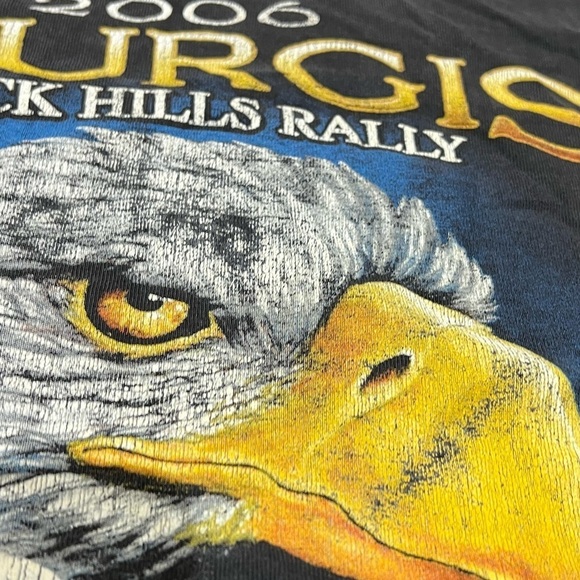 2006 Sturgis Bike Rally Motorcycle American Bike Crewneck Tee Tshirt - Picture 7 of 10